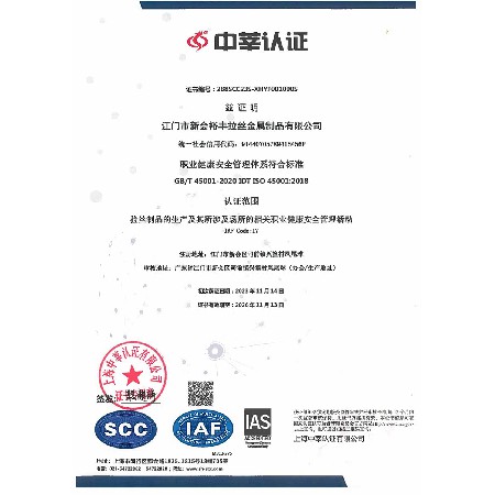 ISO 45001 2018